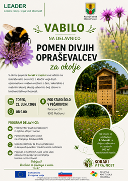 Vabilo na del. Pomen div. opraš. za okolje, Pečarovci, 23.6.2026