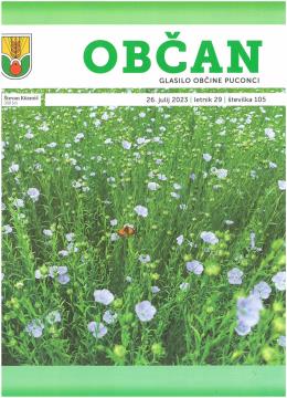 OBČINSKO GLASILO OBČAN ŠT. 105